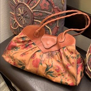 Patricia Nash Floral satchel purse